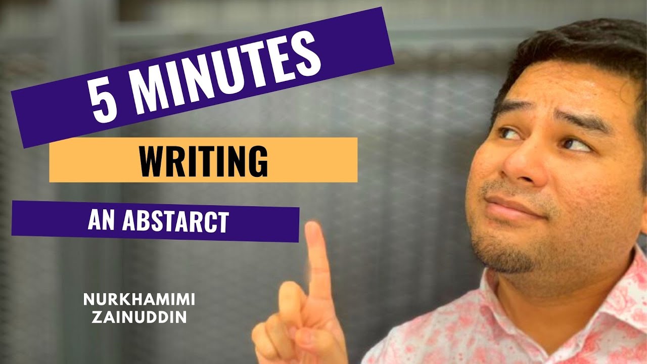 Writing an abstract in 5 minutes