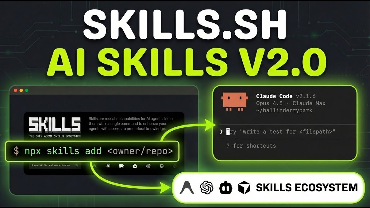 These NEW Agent Skills Are Absolutely INSANE (Skills.sh)