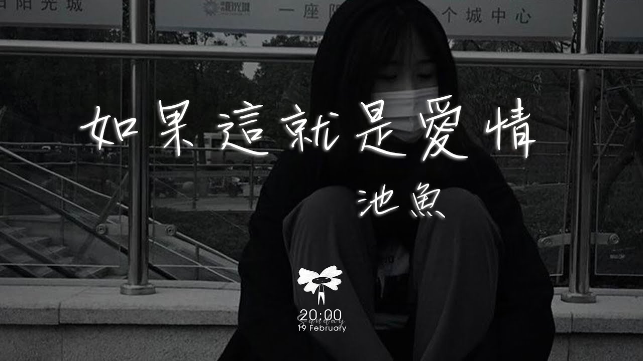 池鱼 - 如果这就是爱情「如果你听到这里 如果你依然放弃」【動態歌詞】♪