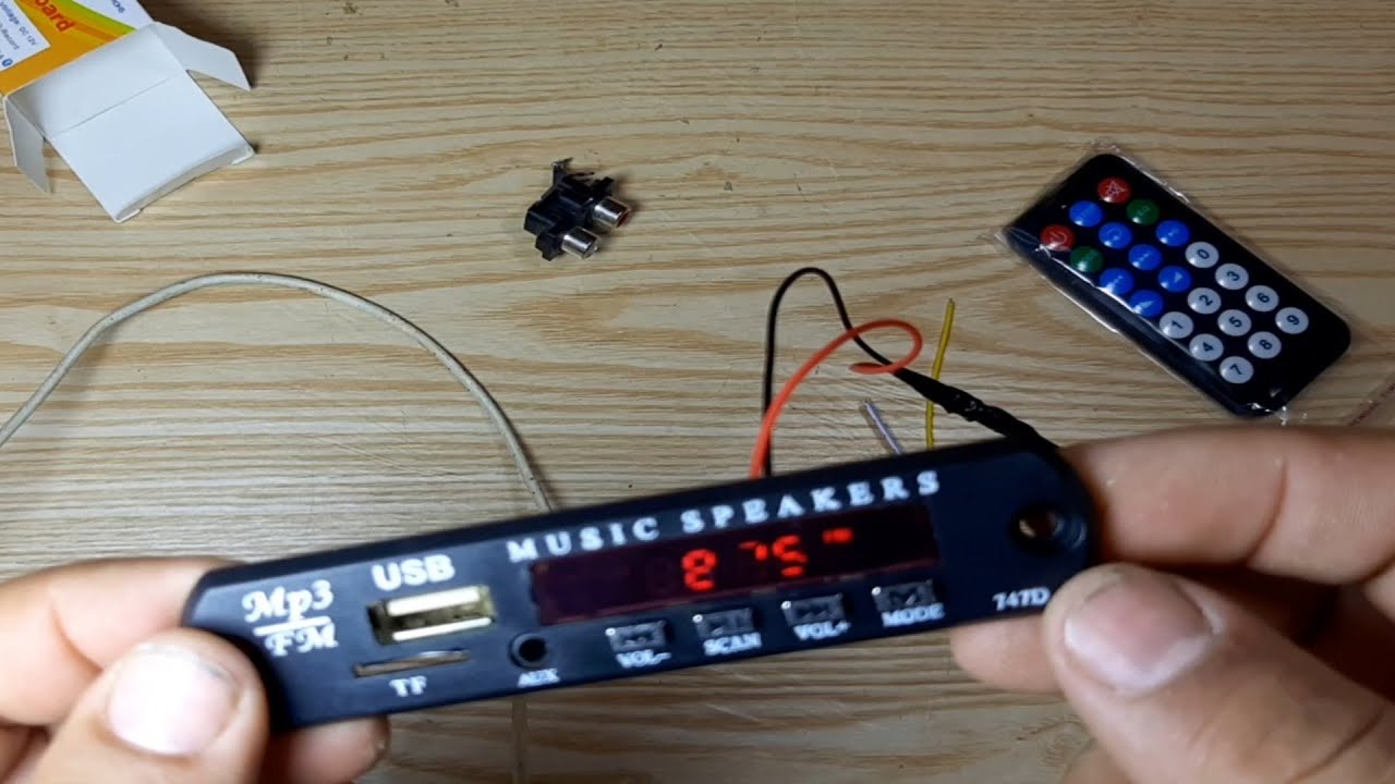 تشغيل موديول mp3على التلفزيون