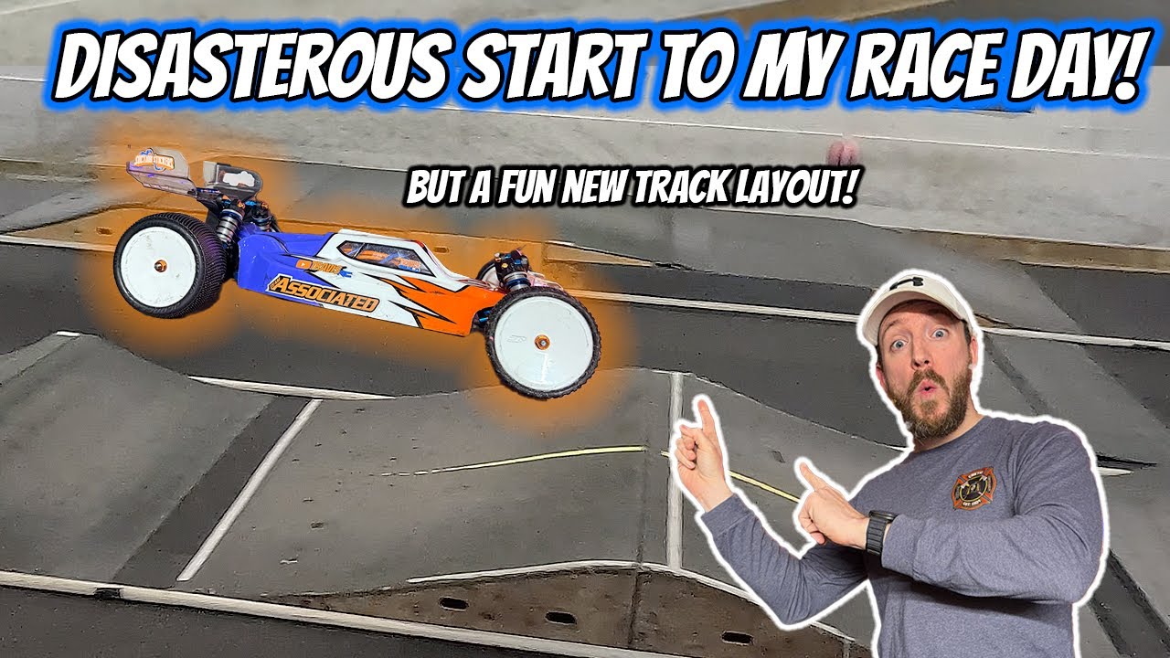 MASSIVE WRECK IN RC CAR RACE! | Can I master this tough track?