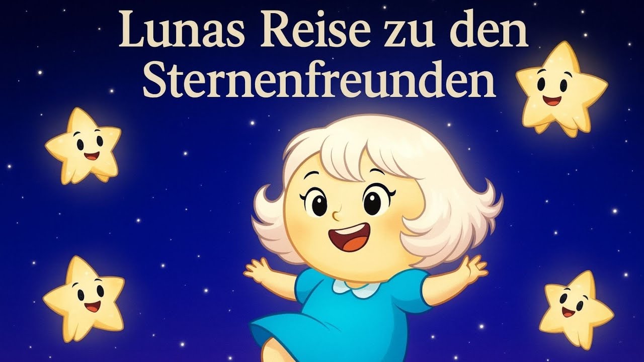 🌙✨Lunas Reise zu den Sternenfreunden| Lustige Gutenachtgeschichte für Kinder | Einschlafen & Träumen