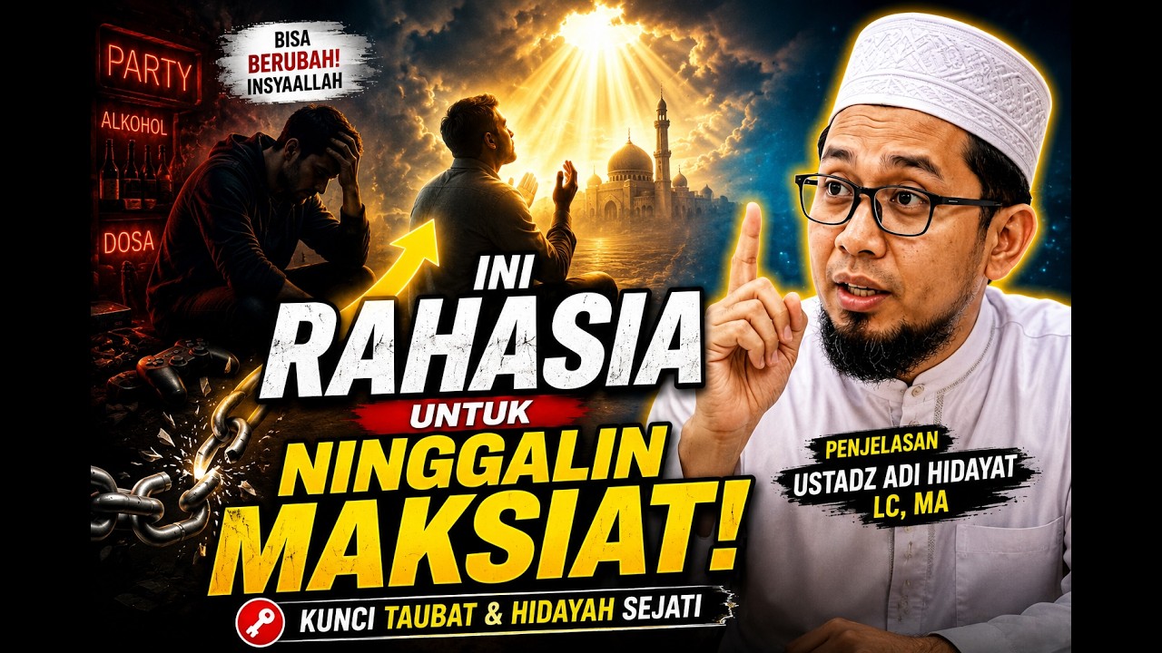 Ini Rahasia Untuk Ninggalin Maksiat Penjelasan Ustd Adi Hidayat Lc Ma
