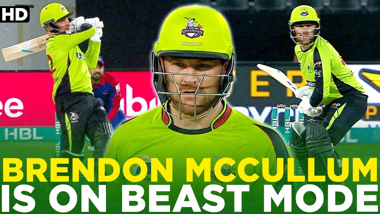 Brendon McCullum is on Beast Mode 🔥in PSL | Lahore Qalandars vs Karachi Kings | HBL PSL 2018 | M1F1A