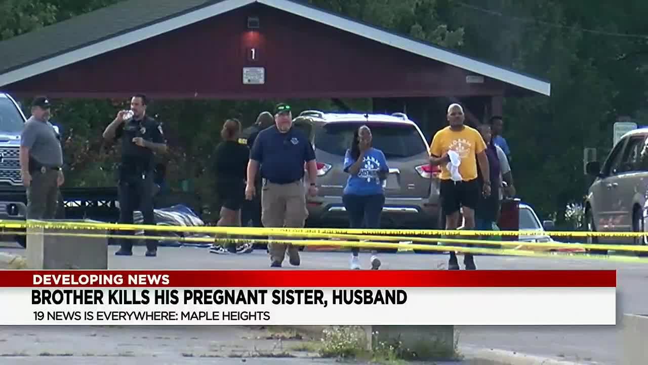 Maple Heights police: Brother kills pregnant sister, unborn baby, her husband in Labor Day shooting