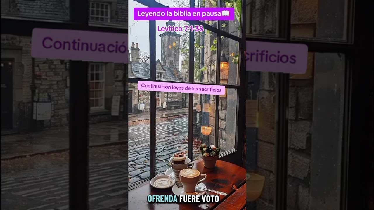Leyendo la biblia en pausa. Levítico 7.