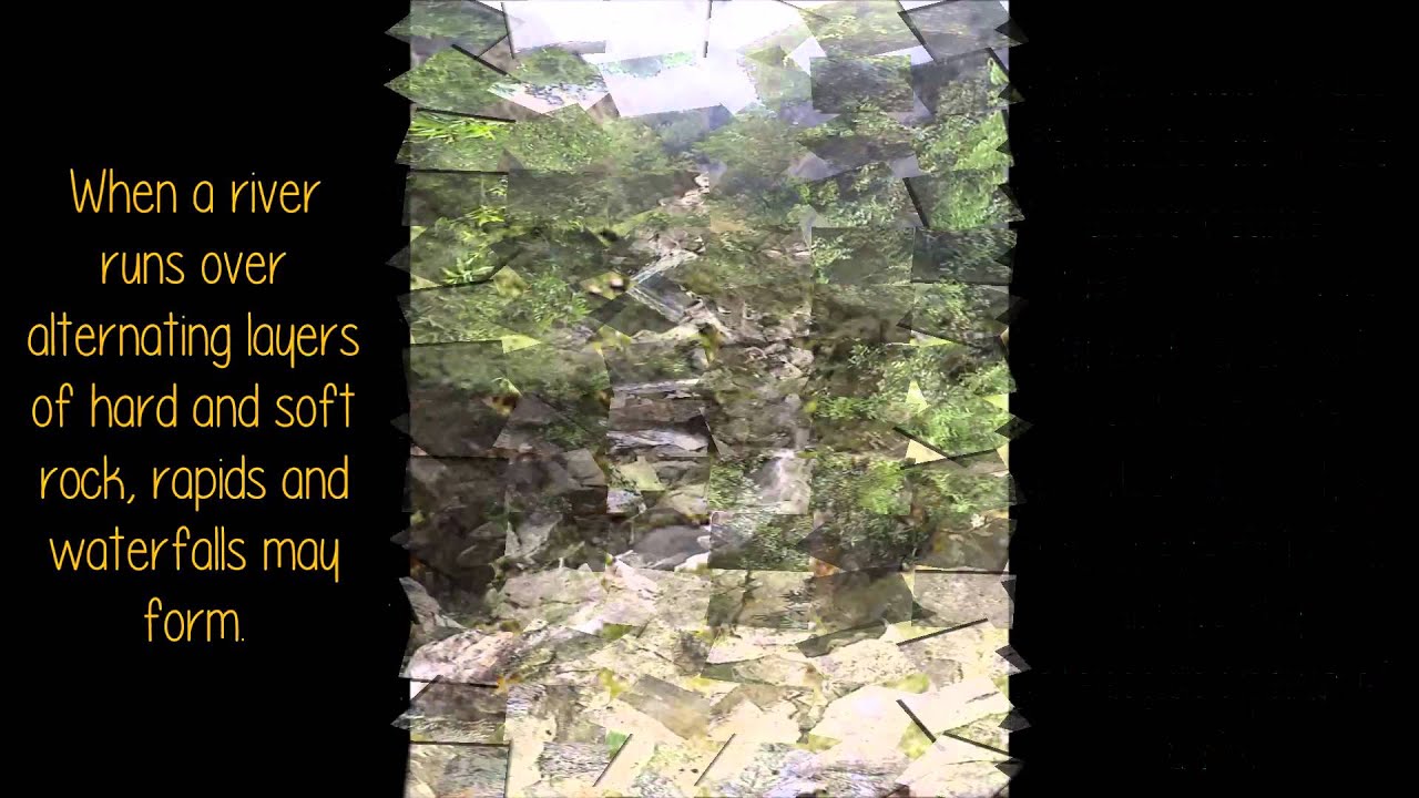 geography - upper course of a river (key facts)
