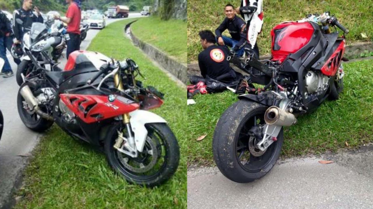 Top 10 : SUPERBIKE BMW S1000RR Crashes In INDIA + WorldWide  ! ! !