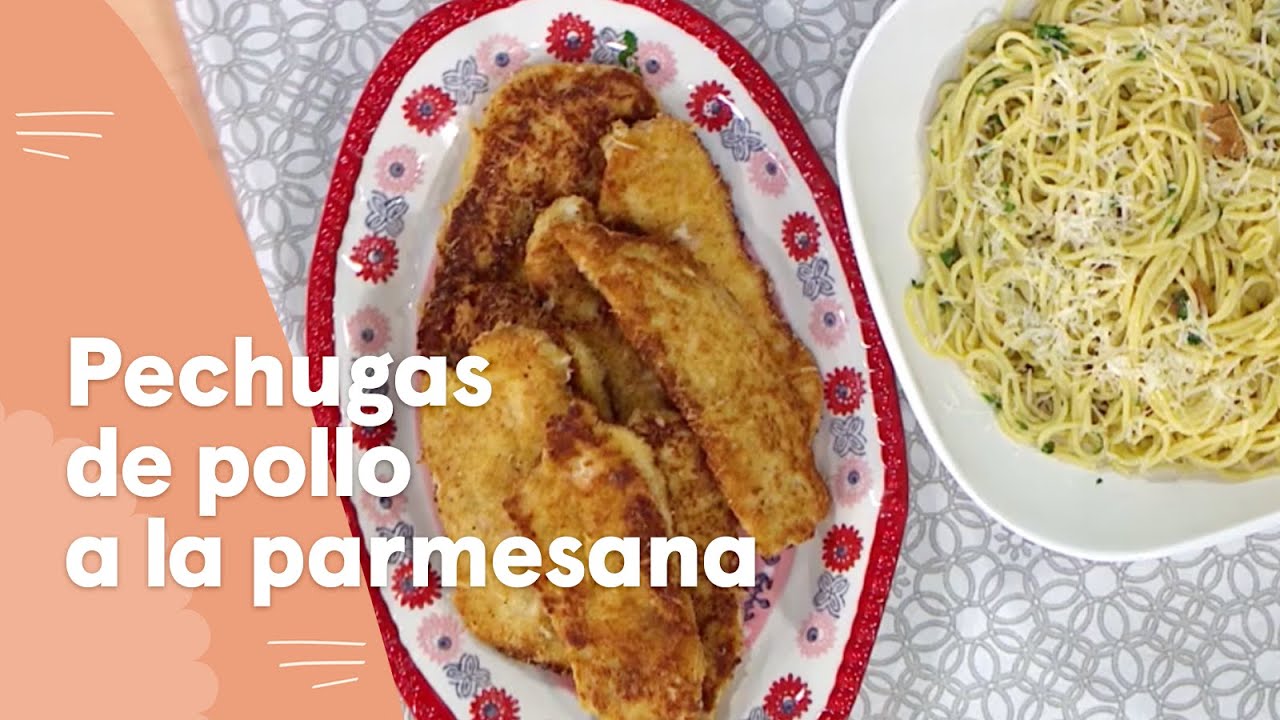 Pechugas de pollo a la parmesana y pasta: Receta rápida | Ximena en Casa