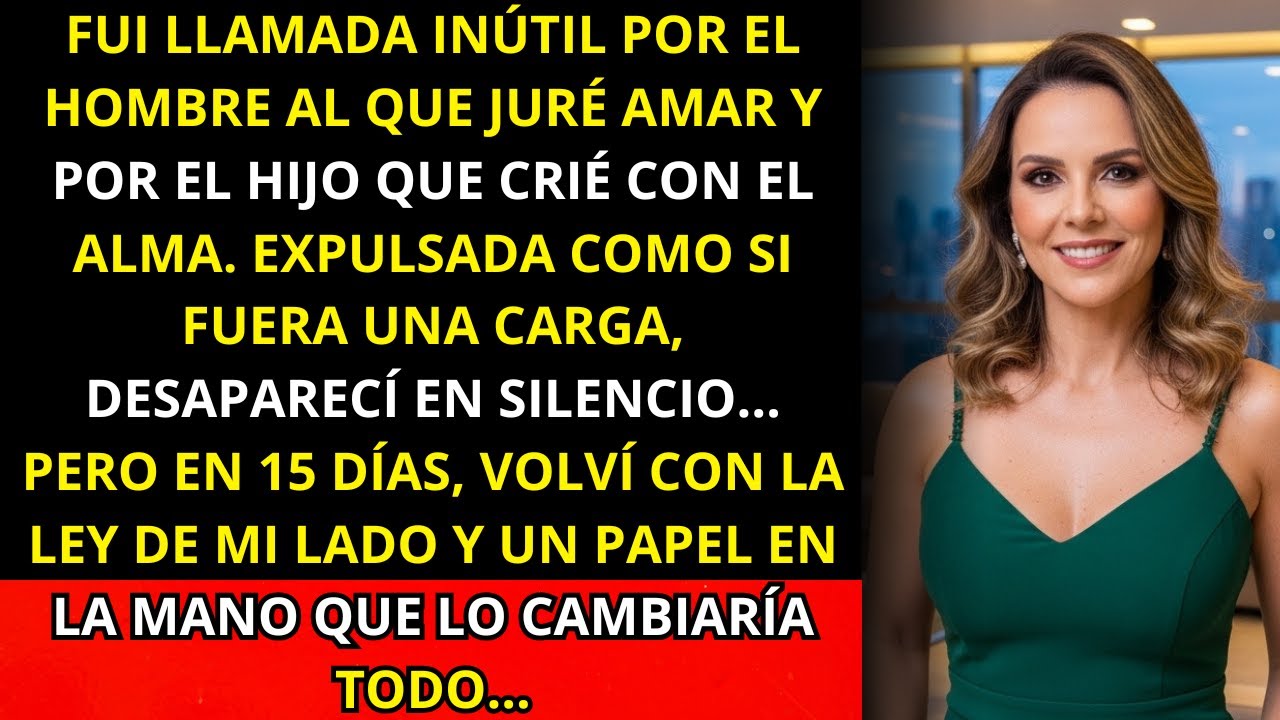 Mi esposo y mi hijo me echaron de casa diciendo que “no servía para nada” — quince días después...