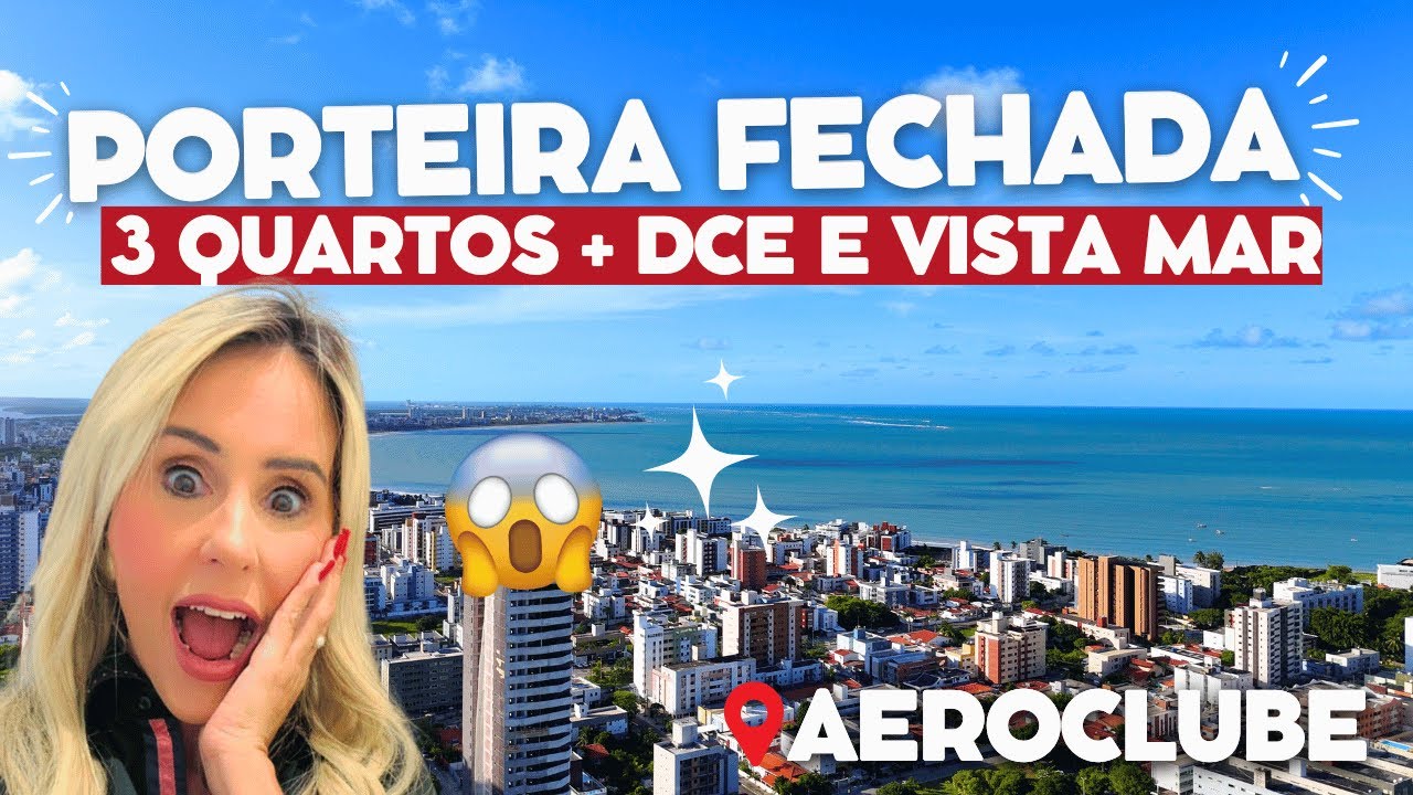 PORTEIRA FECHADA (TODO PROJETADO E MOBILIADO) COM VISTA MAR NO BAIRRO DO AEROCLUBE | CÓD. 929