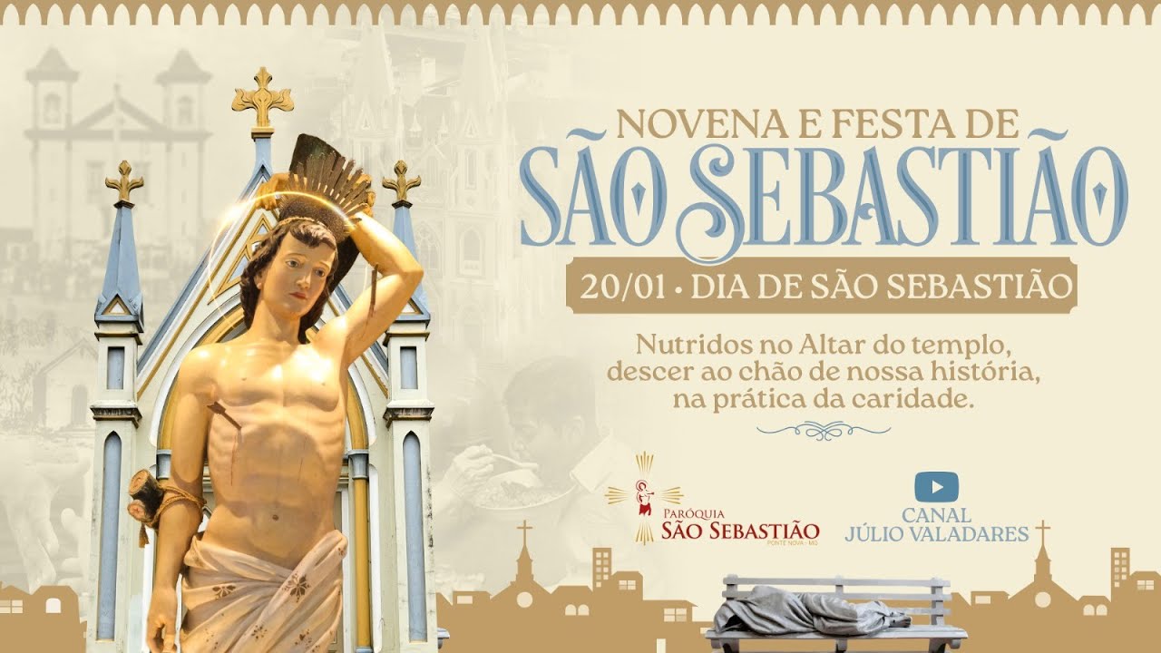 Festa  de São Sebastião em Ponte Nova MG ( MISSA DAS 8:00 )