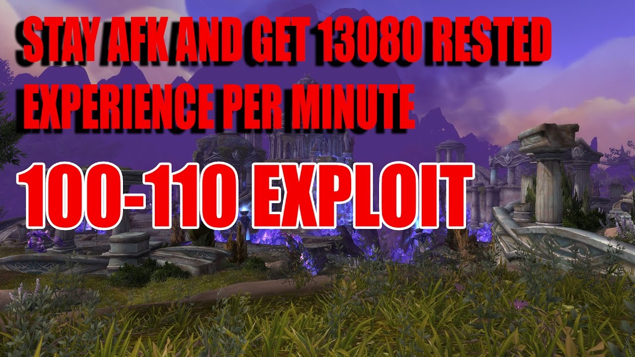 WoW Legion Exploit / Guide Leveling For Alts [100-110] BEST FOR AUTOCLICK