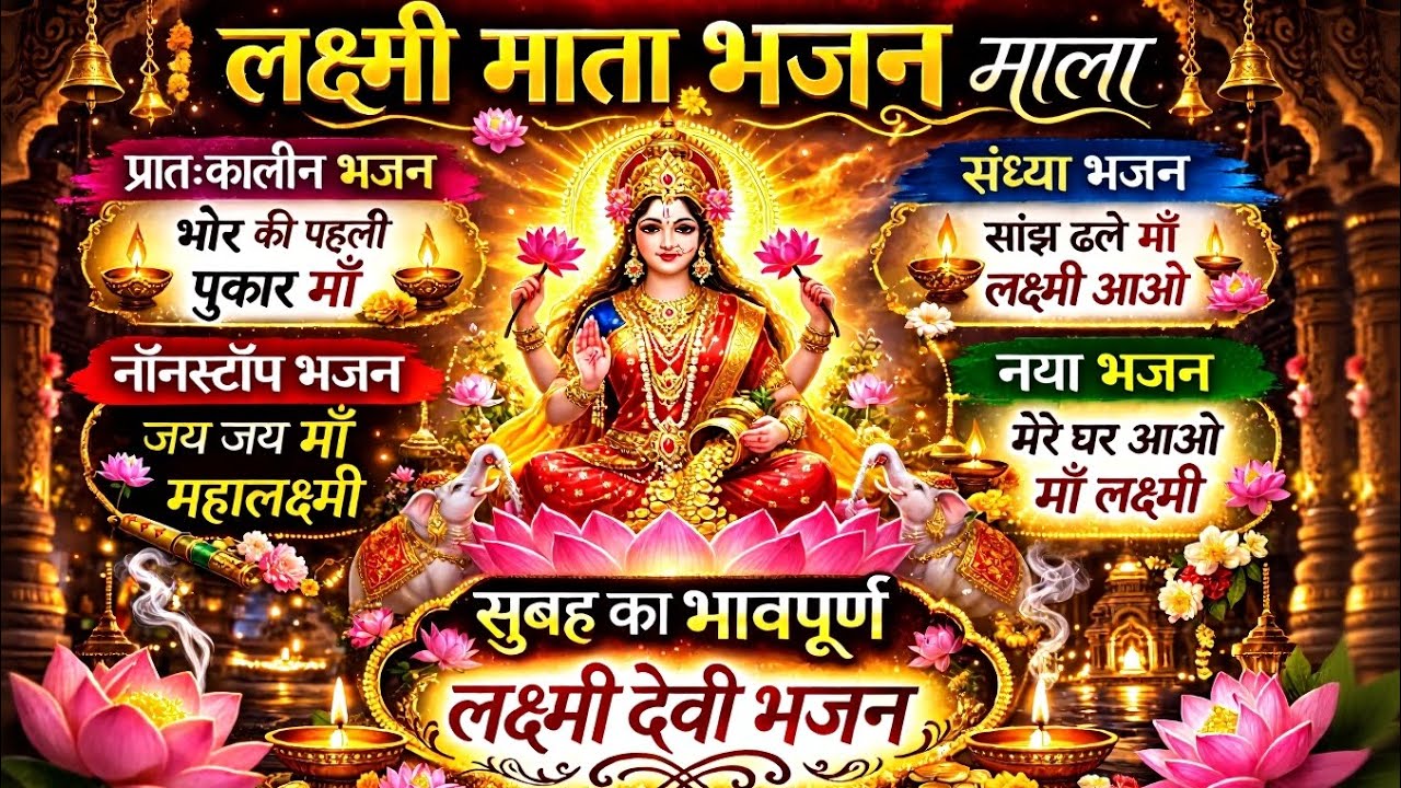 Morning Laxmi Devi Bhajan 🌅 | Emotional Mahalakshmi Song | Bhakti Geet 2026 | Jai Maa Lakshmi