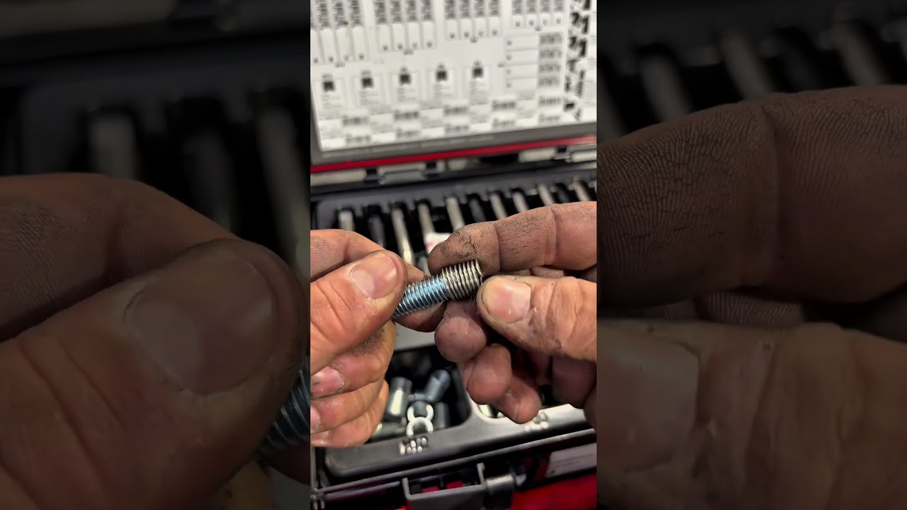 APRENDE a reparar roscas de tornillos con HELICOIDES o INSERTOS roscados #taller #tornillo #aprende