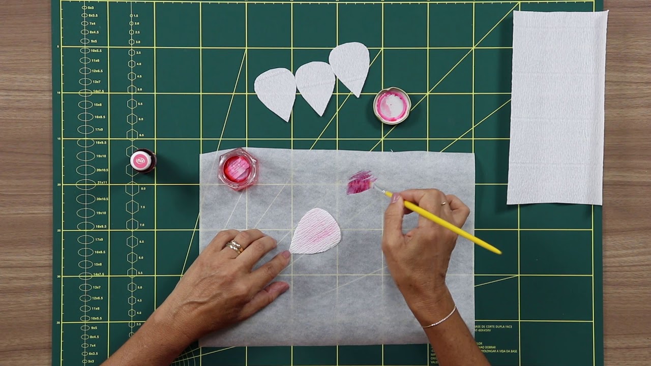 DESCUBRA O SEGREDO PARA PINTAR O PAPEL CREPOM ITALIANO