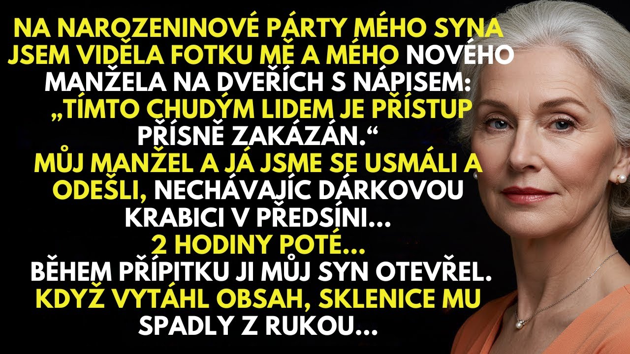 Můj syn mě a mého nového manžela zakázal na své párty, ale dárková krabice ho přiměla změnit názor