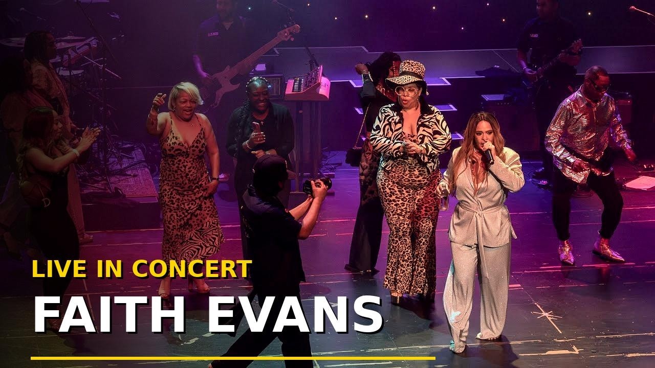 Faith Evans rocks the stage with her fans! #concert #livemusic