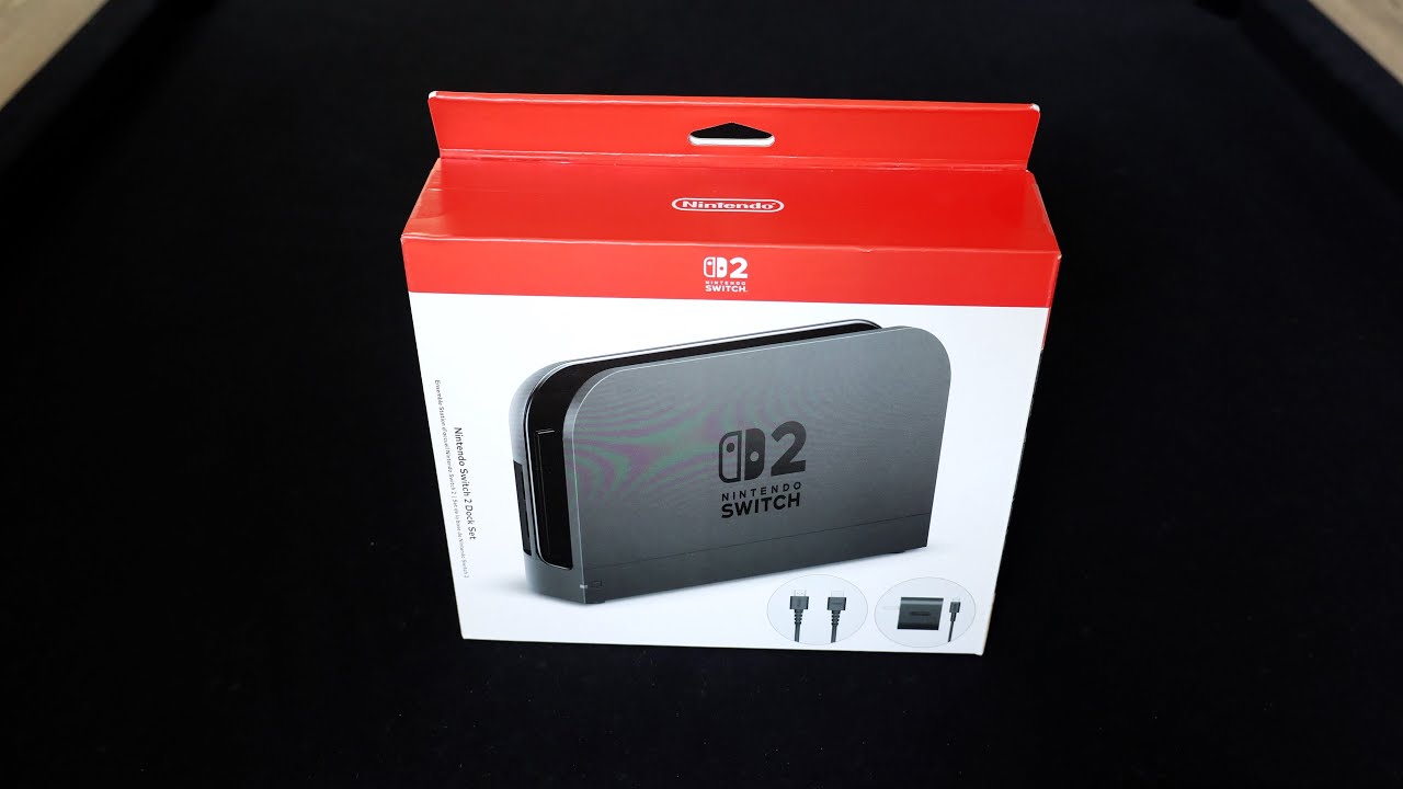 Switch 2 Official Nintendo Dock Unboxing! Additional Dock for $120, Very Expensive!