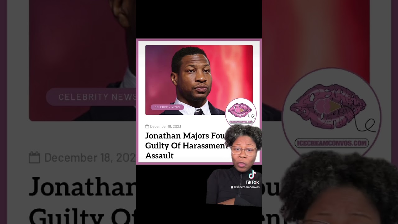 #JonathanMajors found guilty of assault and harassment! ⚖️😳 Visit IceCreamConvos.com for more!