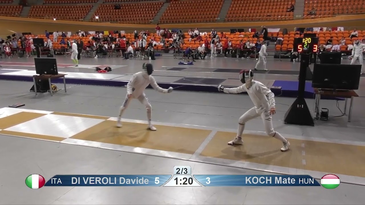 2023 1449 T32 06 M E Individual Plovdiv BUL ZCH YELLOW DI VEROLI ITA vs KOCH HUN
