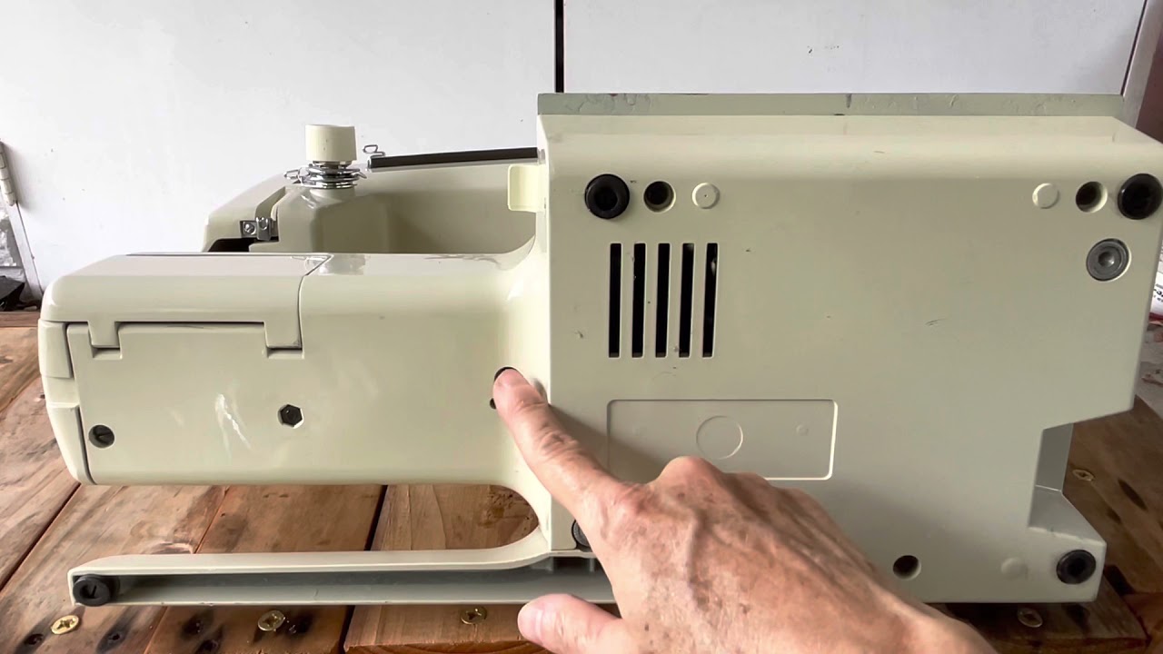 Feed Dog Adjustment on Sears Kenmore 158.1941 Free Arm Convertible Sewing Machine