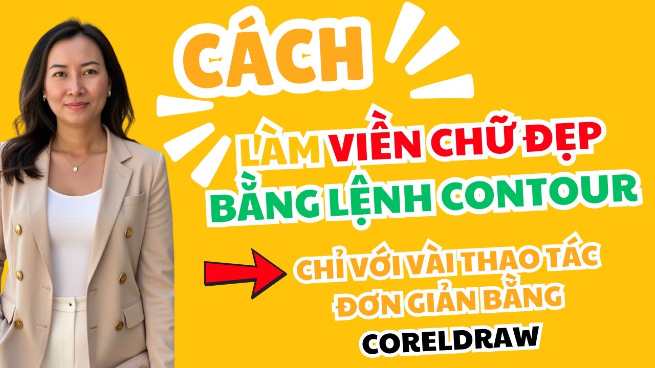 Cách tạo chữ viền đẹp và cách in đơn giản nhất - dành cho shop hoa