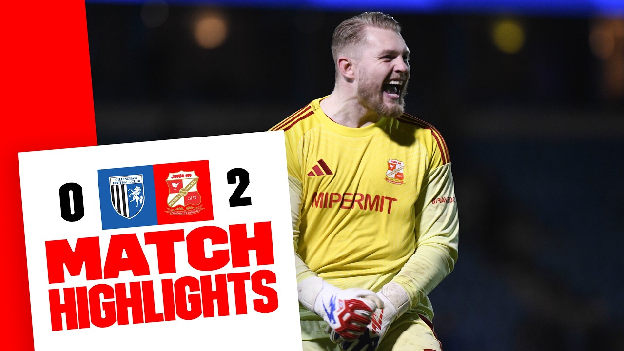 Gillingham v Swindon Town Highlights