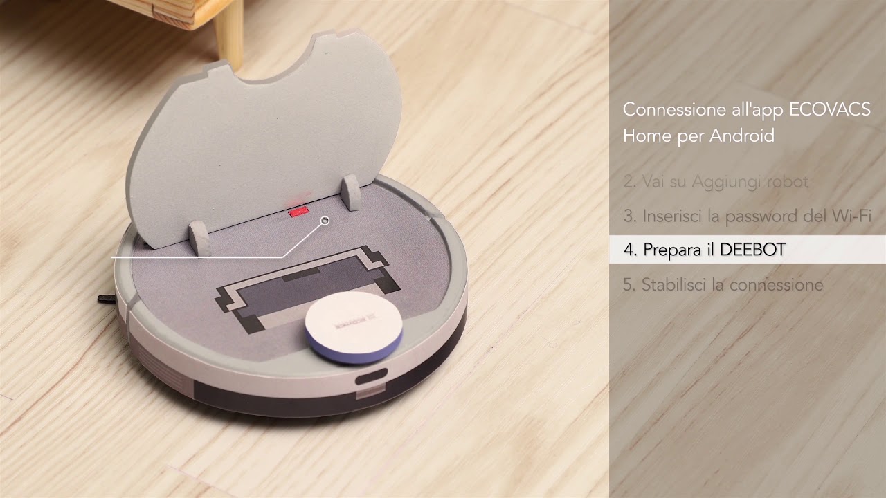 Come connettere il tuo DEEBOT all'app ECOVACS Home - per Android