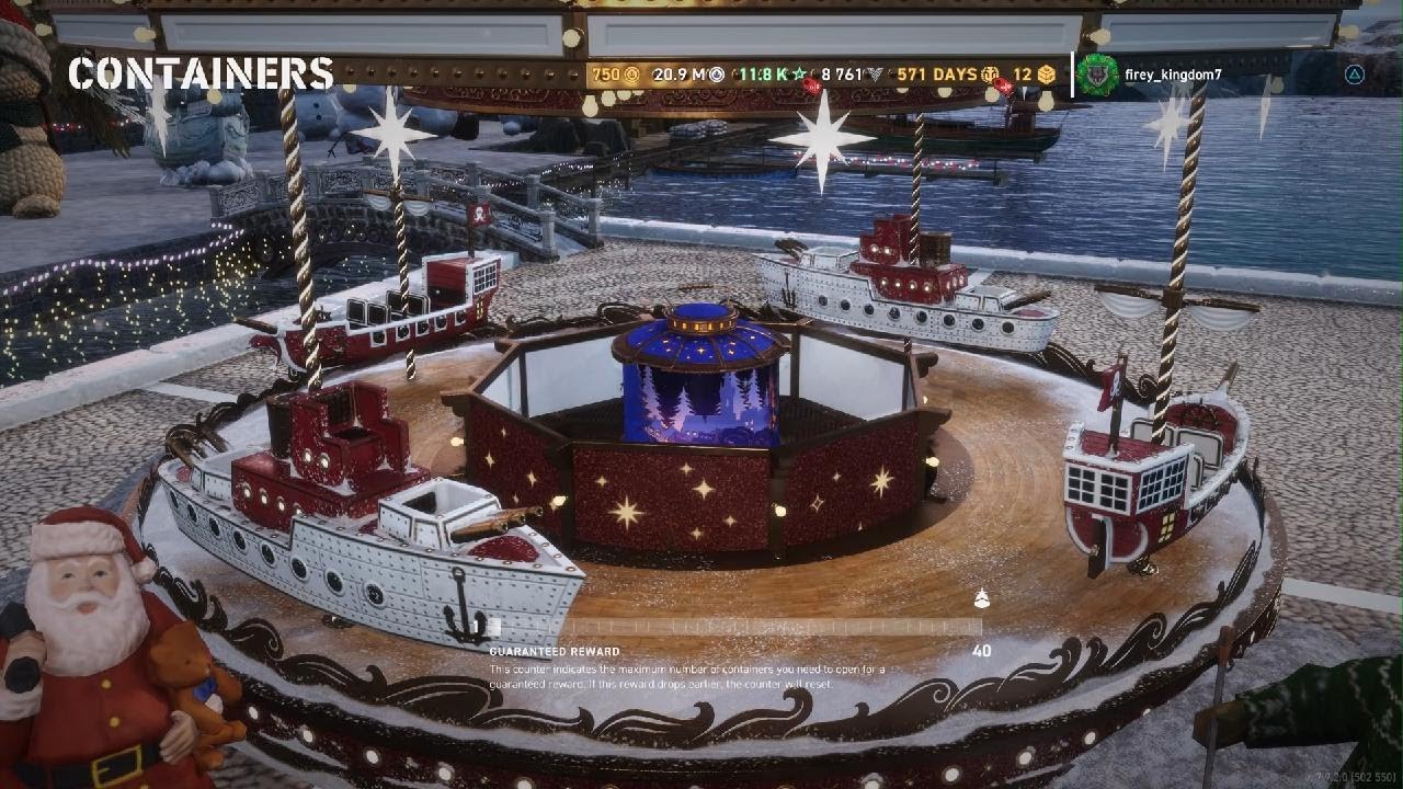 15 mystic chests plus 1 big crate 