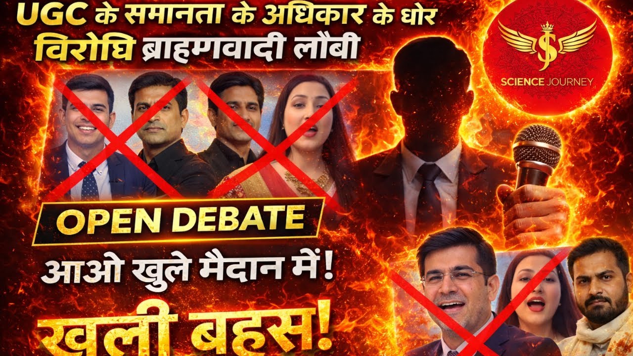 SJL690 | UGC ke Equality Niyam ka Virodh karte Chunmanga Gang | Open Debate | Science Journey