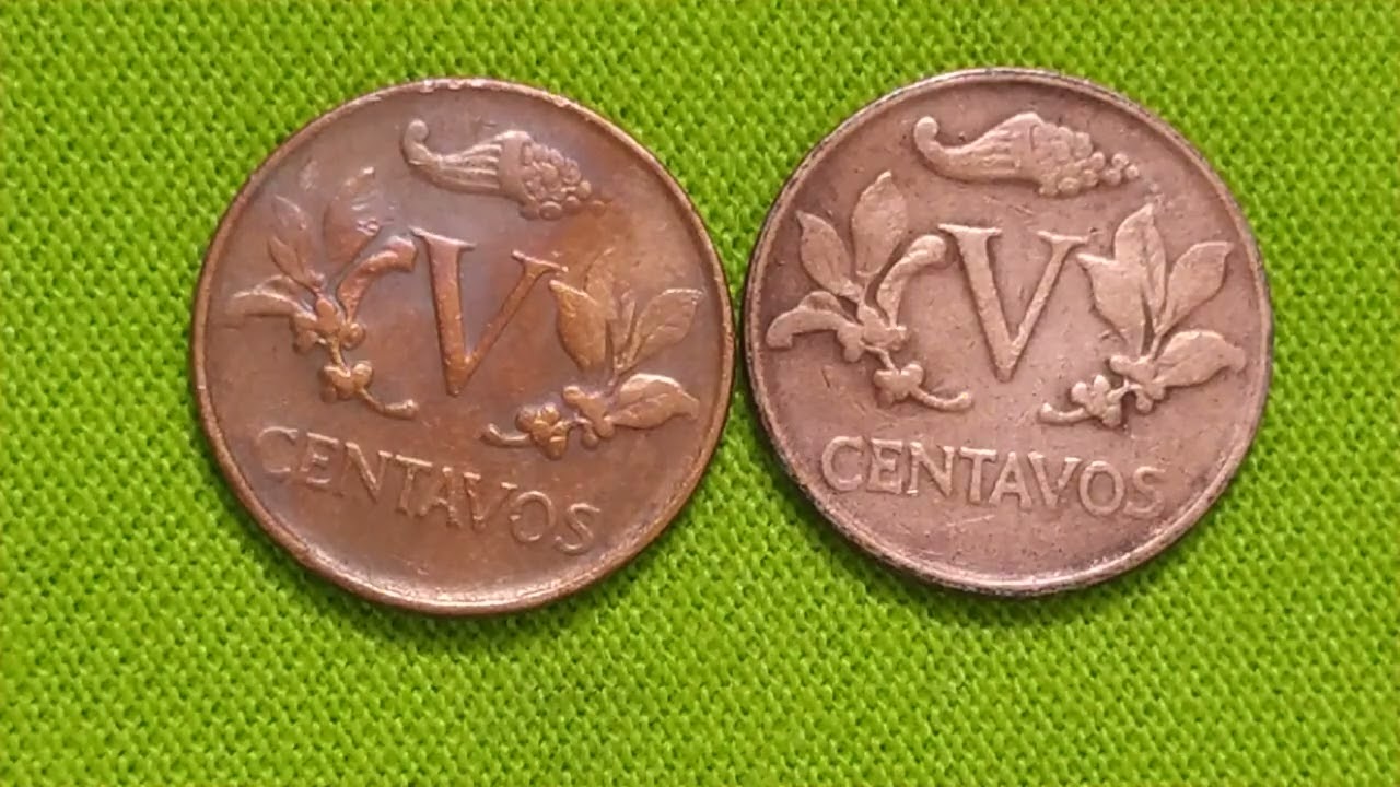 Conocia los  precios de esta moneda de 5 centavos de Colombia. Conservelas.