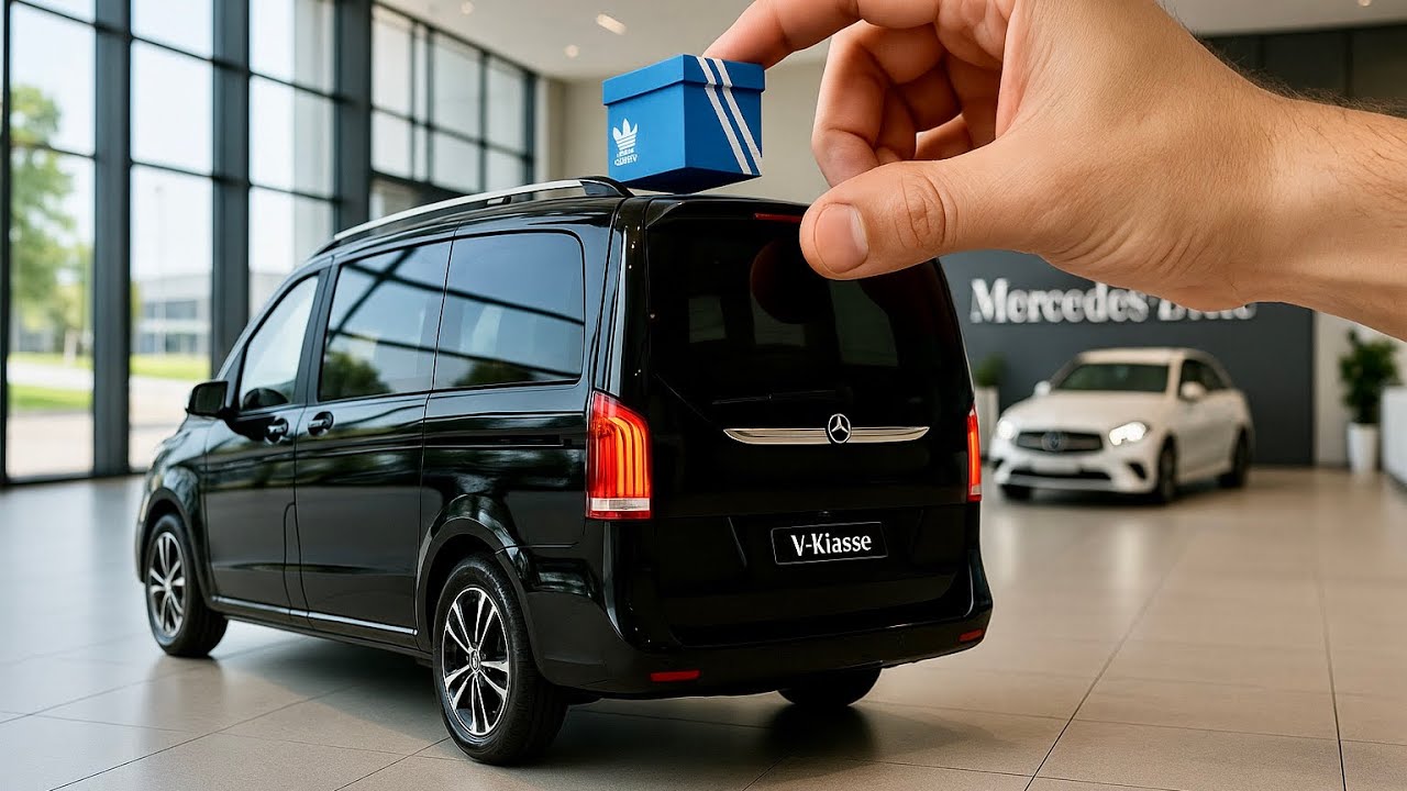 Miniature Mercedes-Benz Luxury MPV V-Class Amg, V260 1:18 Scale Diecast Model Car | Review | Parking