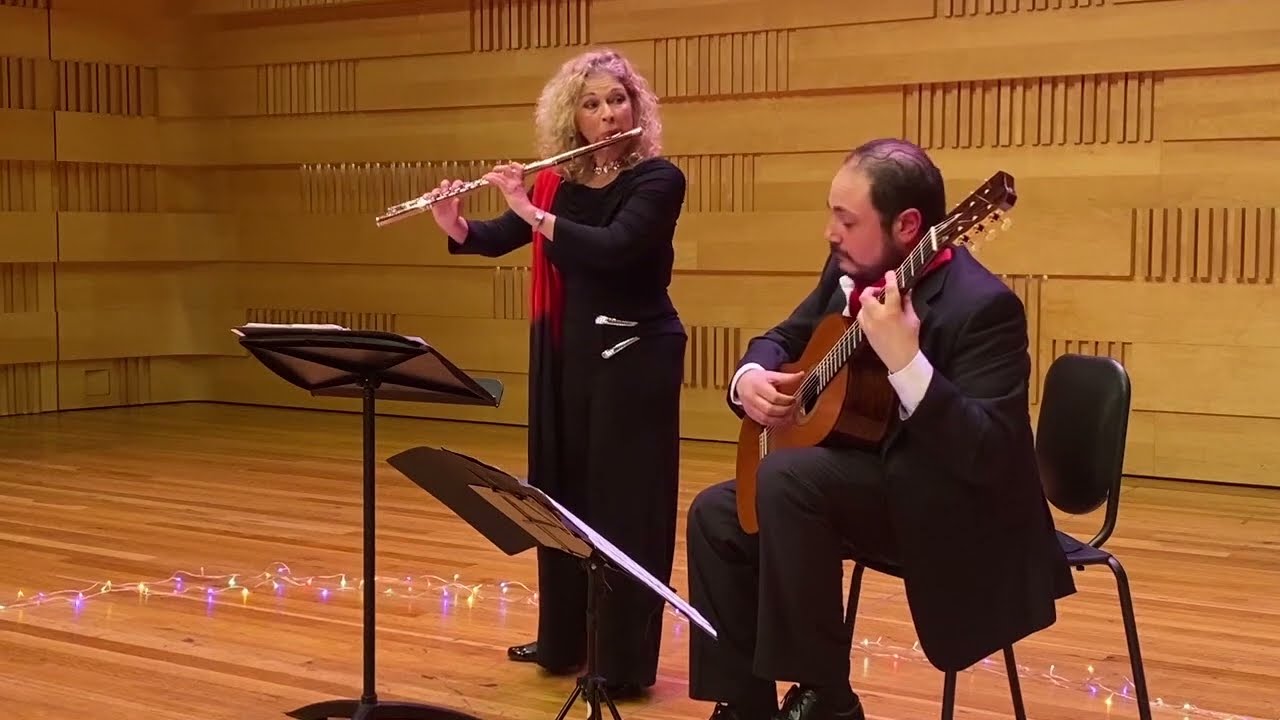 Andalouse by Emile Pessard Jane Rutter-flute Giuseppe Zangari-Guitar Live performance