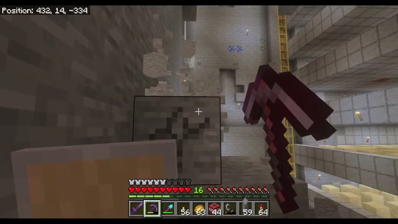 Minecraft Ming: Ep4 – Underground Expansion Next to the Cactus Farm