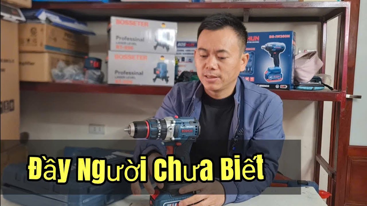 Hướng Dẫn Sử Dụng Máy Khoan Pin/ Đầy Người Chưa Biết