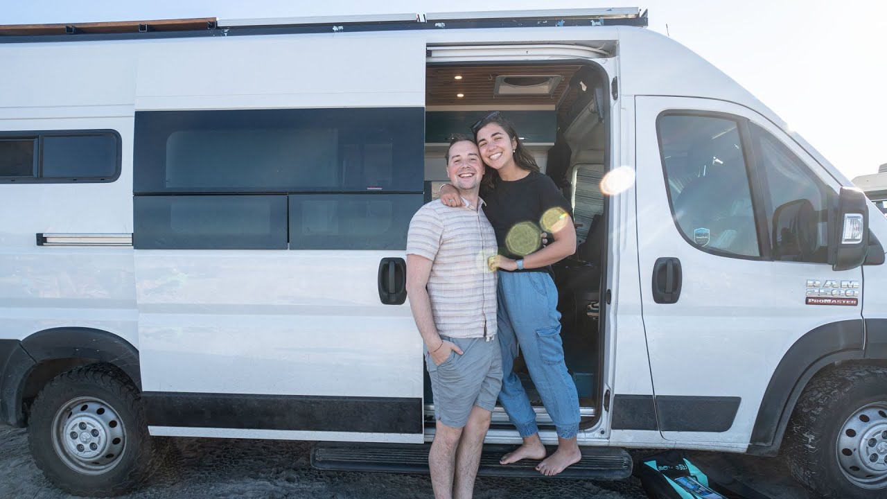 Self Built Camper Van Built for Travel - 48 States in 1 Year