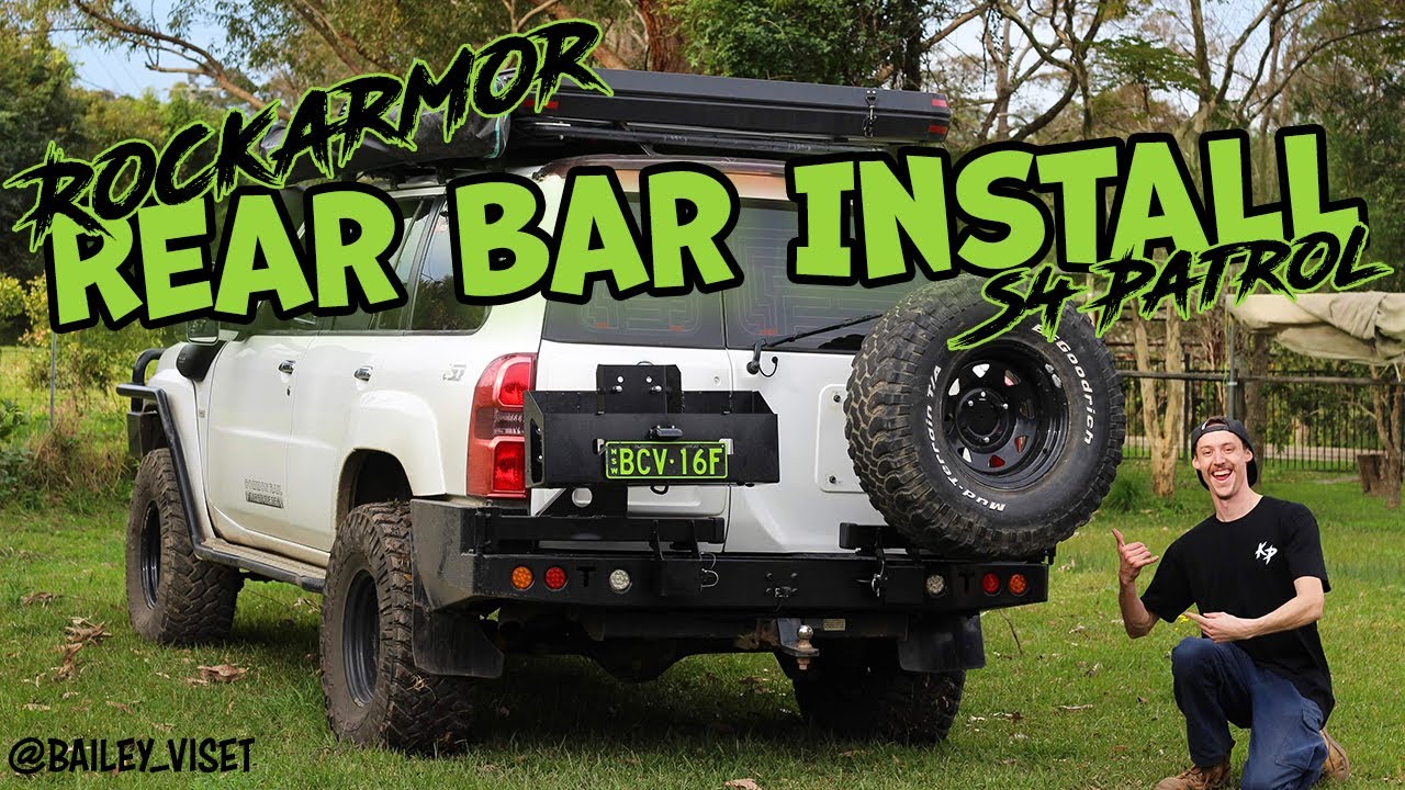 ROCKARMOR Rear Bar Install | S4 Nissan Patrol