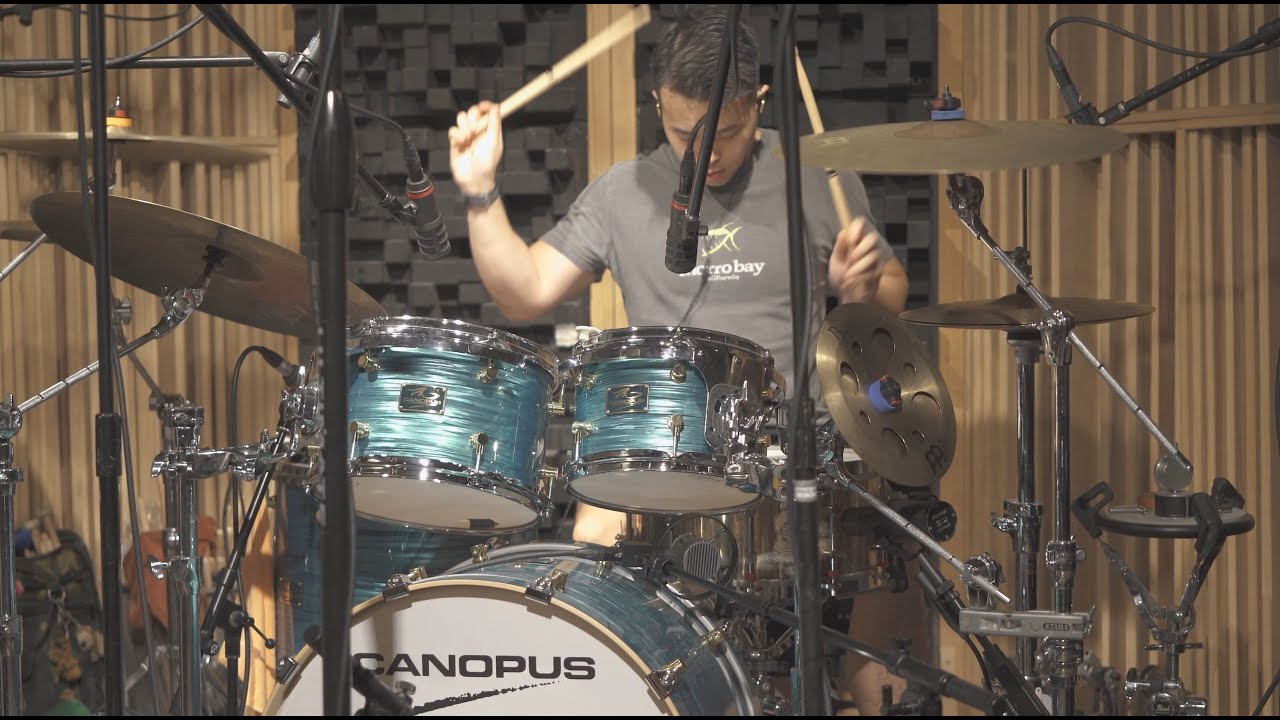 The Flying Eyeballs - The Burning Bush (Drums Playthrough)
