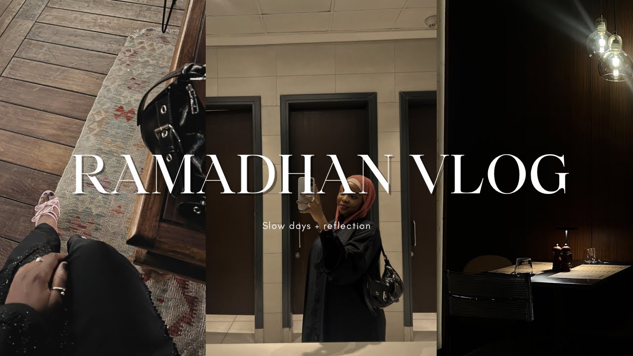 Ramadhan vlog | self reflection, suhoor, more dhikr +skincare