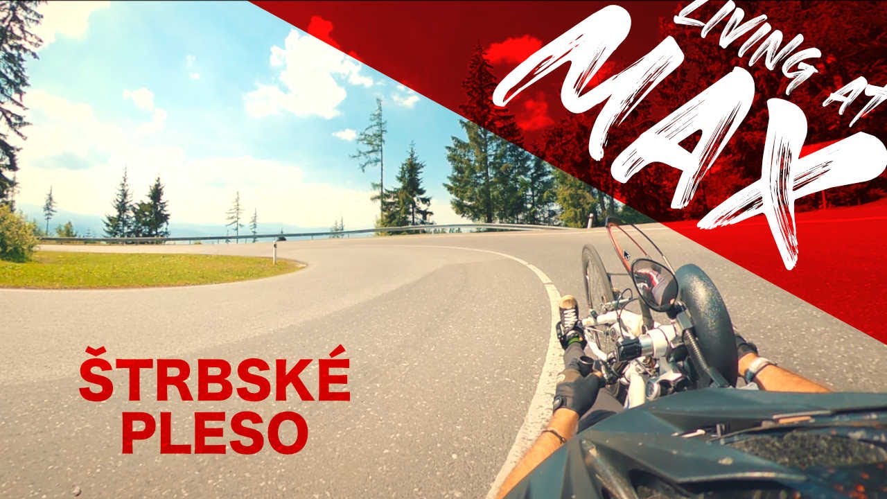 ŽIJEM NA MAX / Štrbské Pleso - Podbanské na bicykli / handbike cyklovylet / GoPro MAX 4k