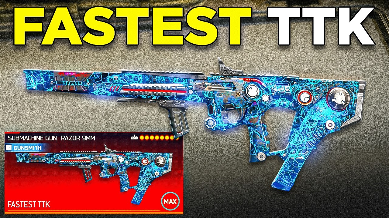 the *NEW* FASTEST TTK SMG META LOADOUT after BO7 UPDATE! (Best RAZOR 9MM Class Setup) - Black Ops 7