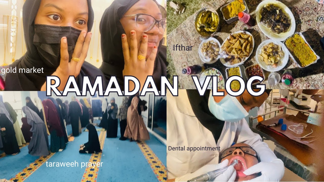 RAMADAN DIARIES Ep 1 ; Gold market , Ifthar with the girls, Wearing my retainers after a year (Pain)