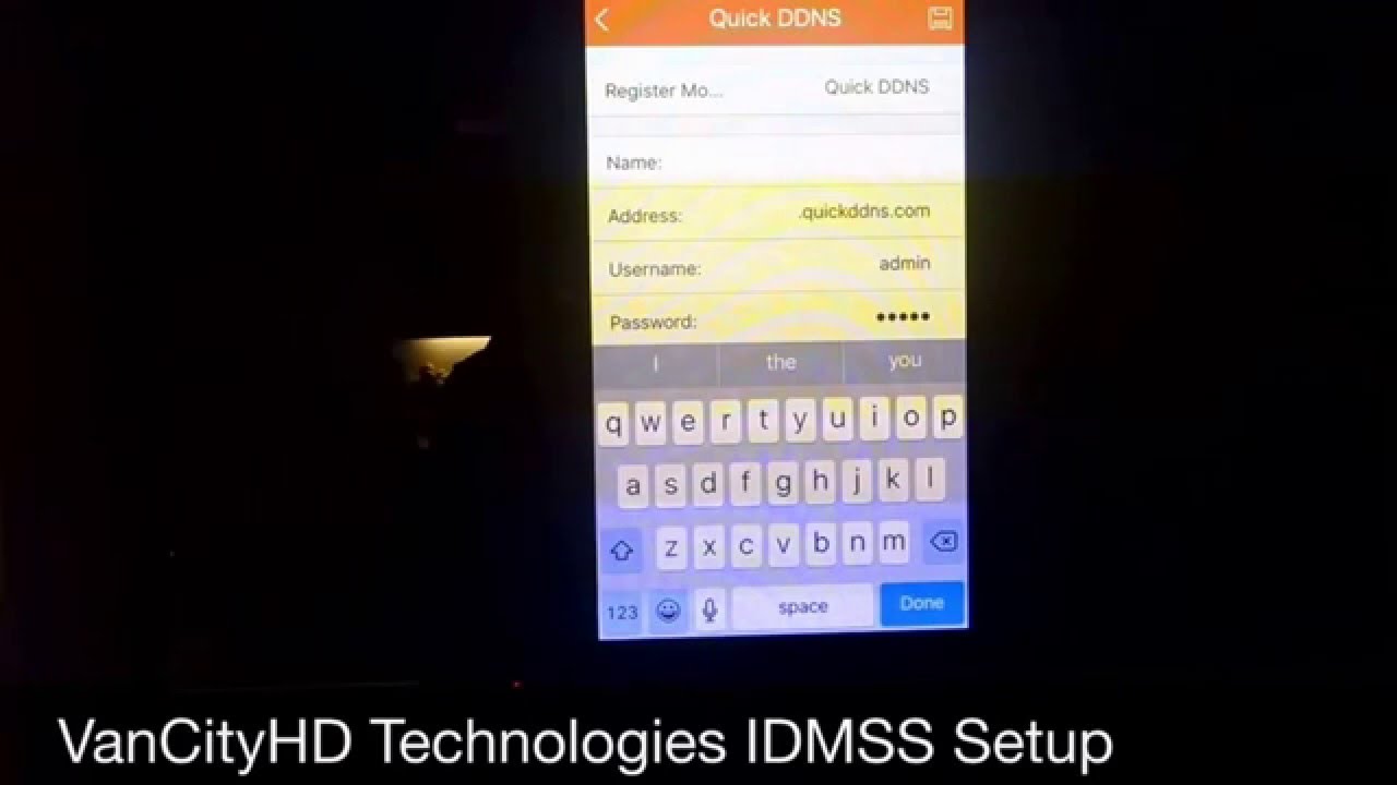 IDMSS Plus iPhone how to add a device