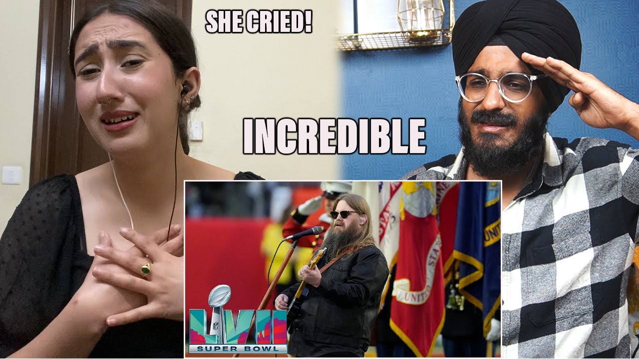 INDIANS REACT TO Chris Stapleton Sings the Star Spangled Banner at Super Bowl!