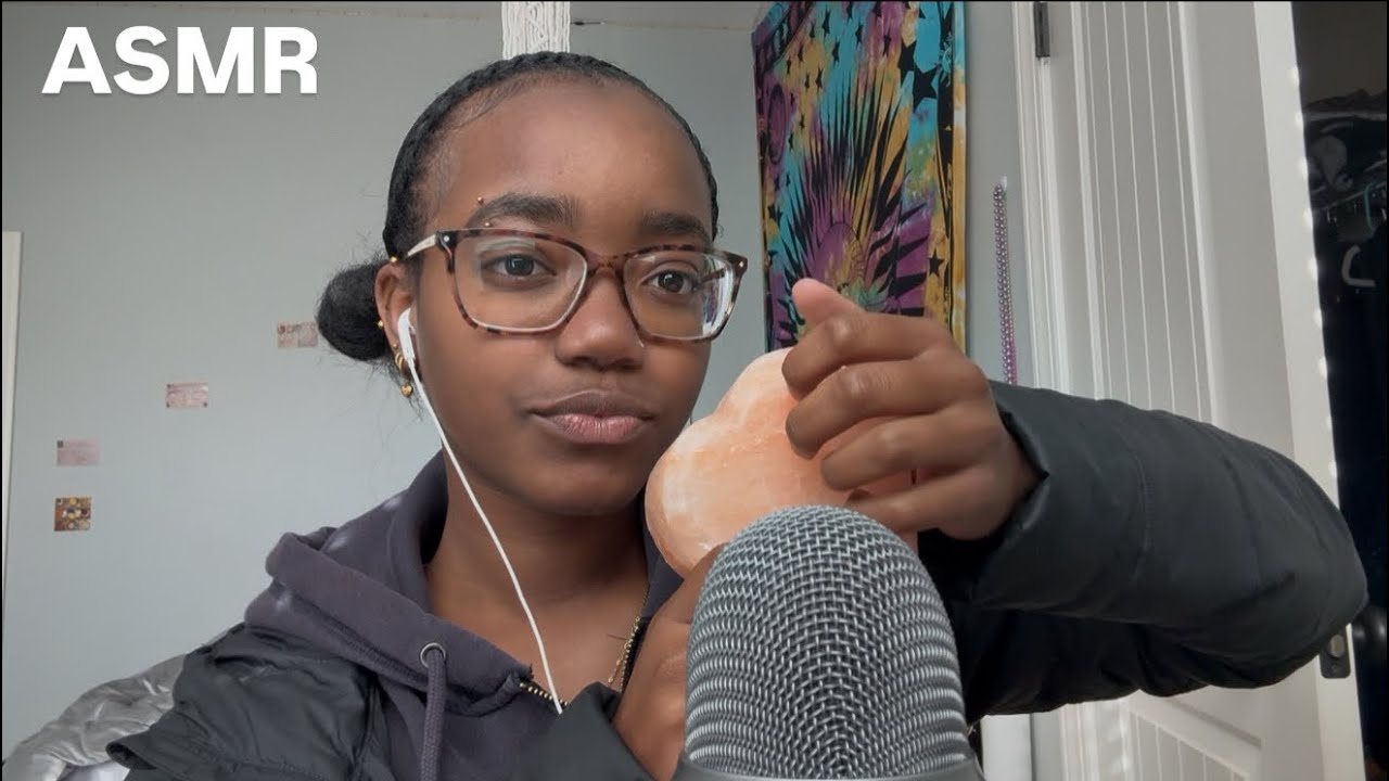 ASMR inaudible whispering & tapping 