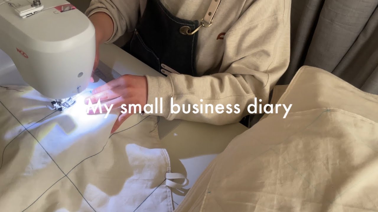 Small Business Vlog | 1인 핸드메이드 쇼핑몰 브이로그, 제품 제작부터 포장까지, 소창 정련