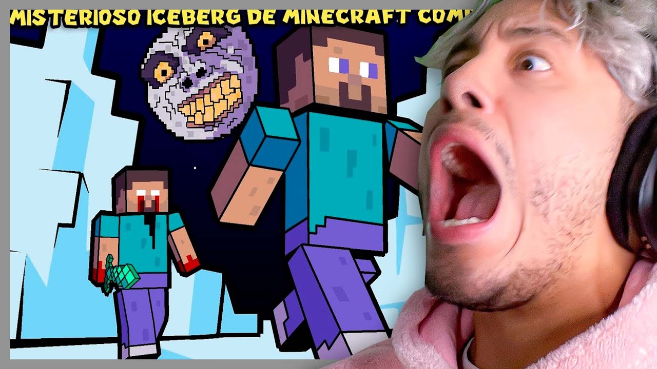 MAAU REACCIONA AL ICEBERG DE MINECRAFT (PARTE 1) 😯