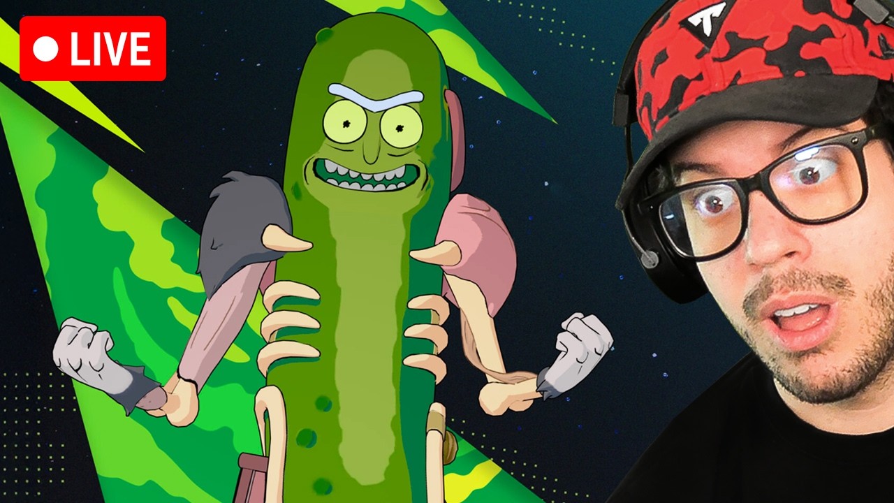 🔴 LIVE! - PICKLE RICK CUP in FORTNITE! (Free Skin Tournament)