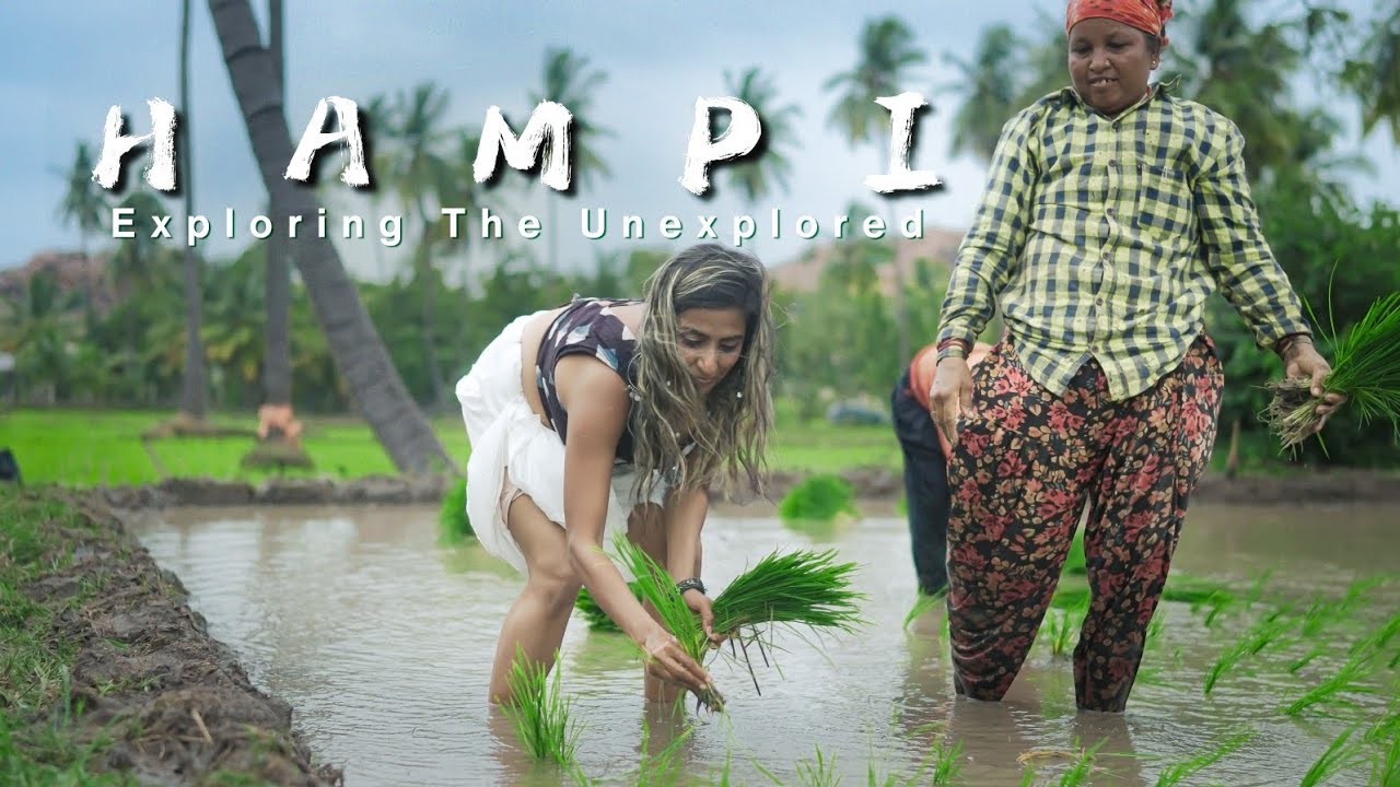 HAMPI | Exploring the Rice Fields Of HAMPI | Unexplored Hampi #hampi #travel #solotravel